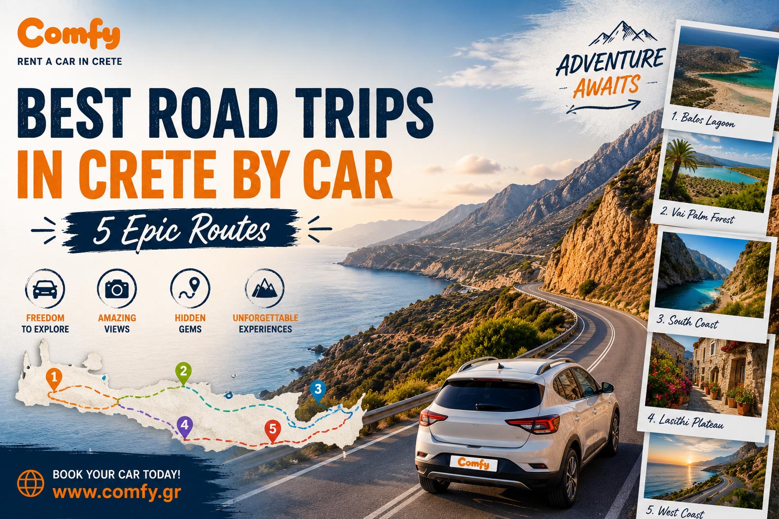 Best Road Trips in Crete