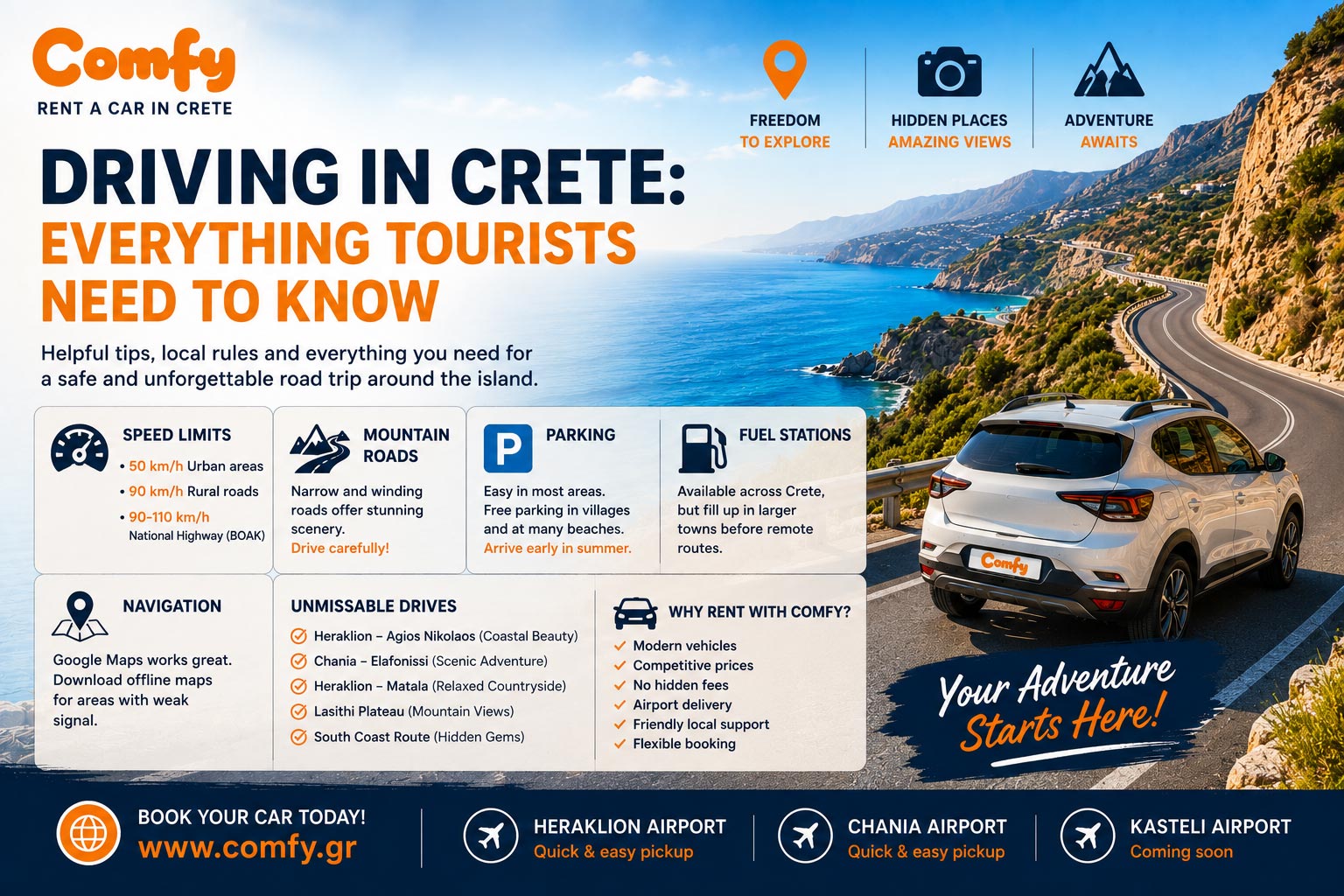 Driving in Crete