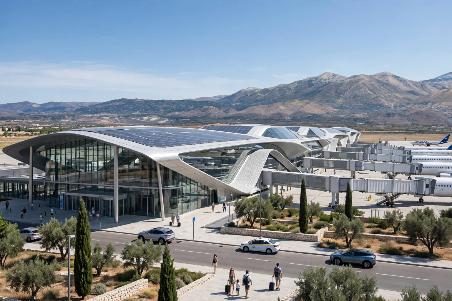 car rental at Kastelli Airpor