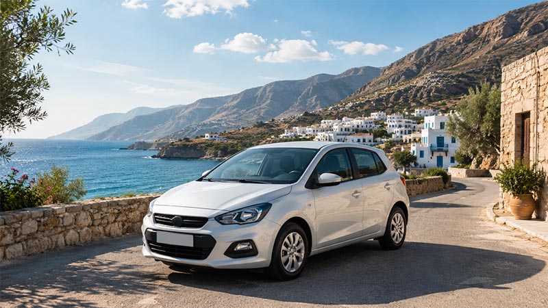 Economy rental car in Crete